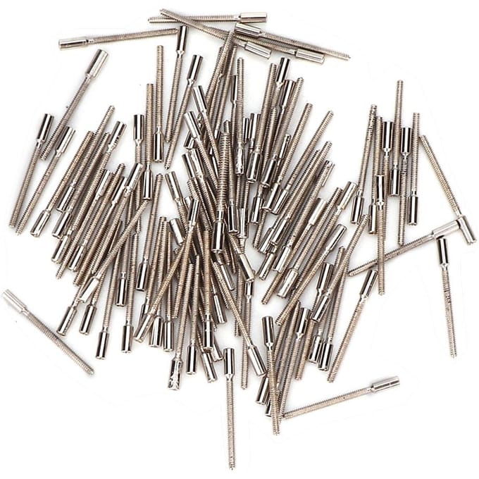 Zakhorloge Verlengstang Staaf Polshorloge Opwindstift Verlengstuk 0,7 mm gray