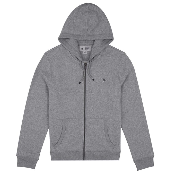 Original Penguin Heren Pete Regular-hoodie (Heide Grijs)