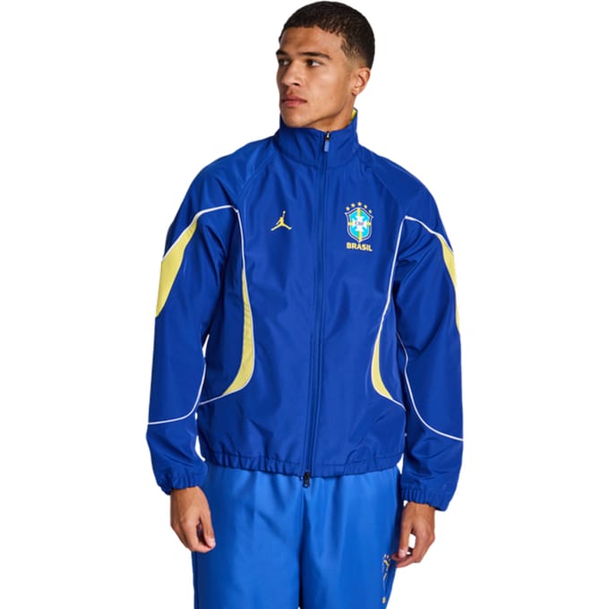 Jordan Brazil Trainingspakken Heren - Blauw - Maat L - Poly Woven