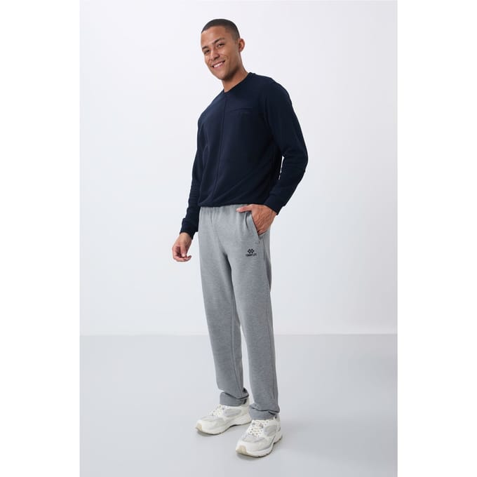 Heren Slim-fit Rechte Sweatloungebroek