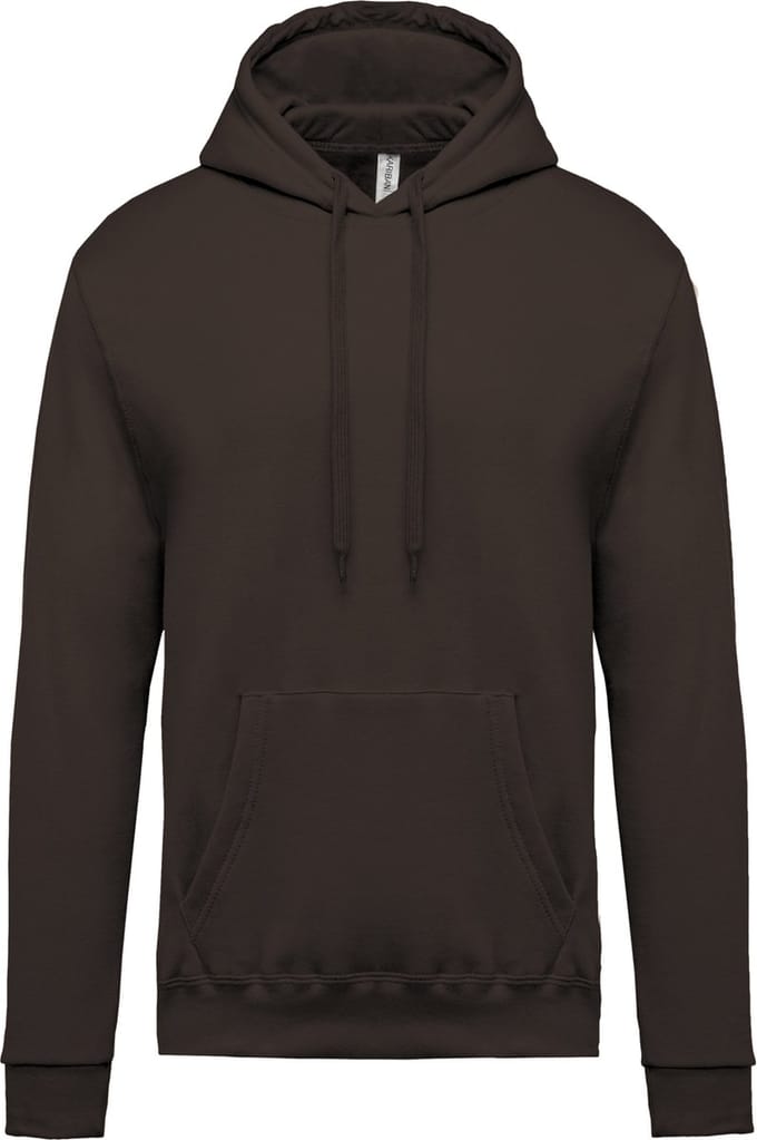 Kariban Herensweater met capuchon K476 - Chocolate - 4XL