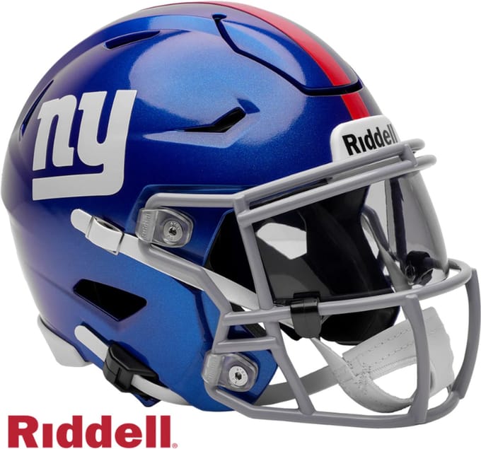 Riddell Speedflex Midi NFL Replica Helmet Mid-Size New York Giants voor Sport Fanzone