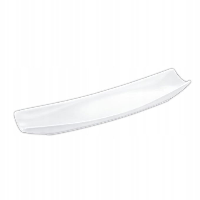 Wilmax Serveerblad 35 x 11 cm van porselein, wit