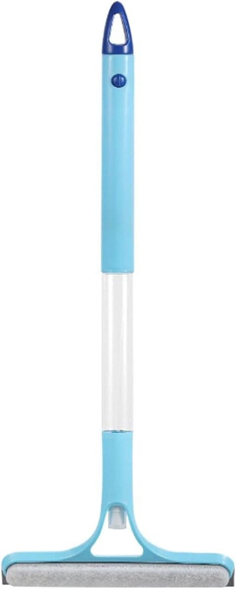 Raamwisser Spray - Glasreiniger Tool - Streeploos Schoonmaken - Geïntegreerd Systeem - 58x21.5 cm - Blauw