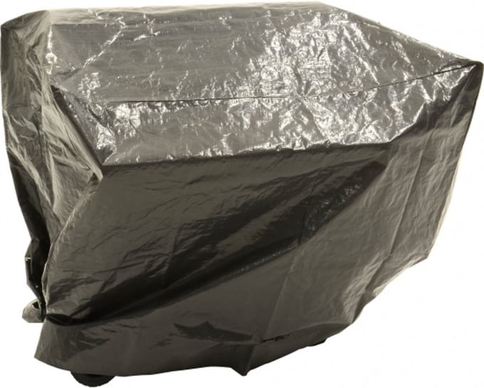 Lesliliving Barbecue beschermhoes - 120 x 60 x 100 cm - Grijs