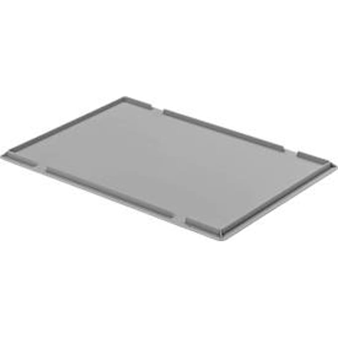 Afdekdeksel Unista Ringoplast - polypropeen - L 600 x B 200 mm - grijs