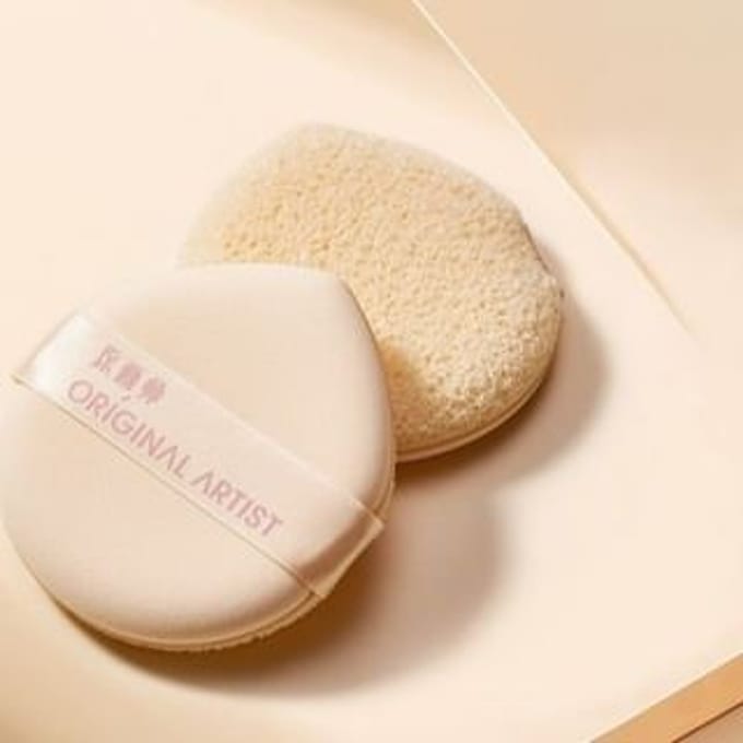 ORIGINAL ARTIST - Multi-Use Cleansing Makeup Puff Puff Set (2pcs)