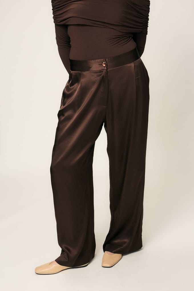 VIVEH Cedar Trouser Walnut Taglia: 40 | Pantaloni da completo Outlet | Donna | Marrone