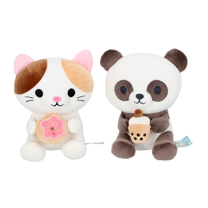 Pluchiez pluche dier met eten 19 cm assorti