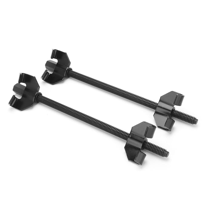 Compresseur de ressort d'amortisseur Outil de compression Acier moulé forgé Professionnel pour réparation automobile gray