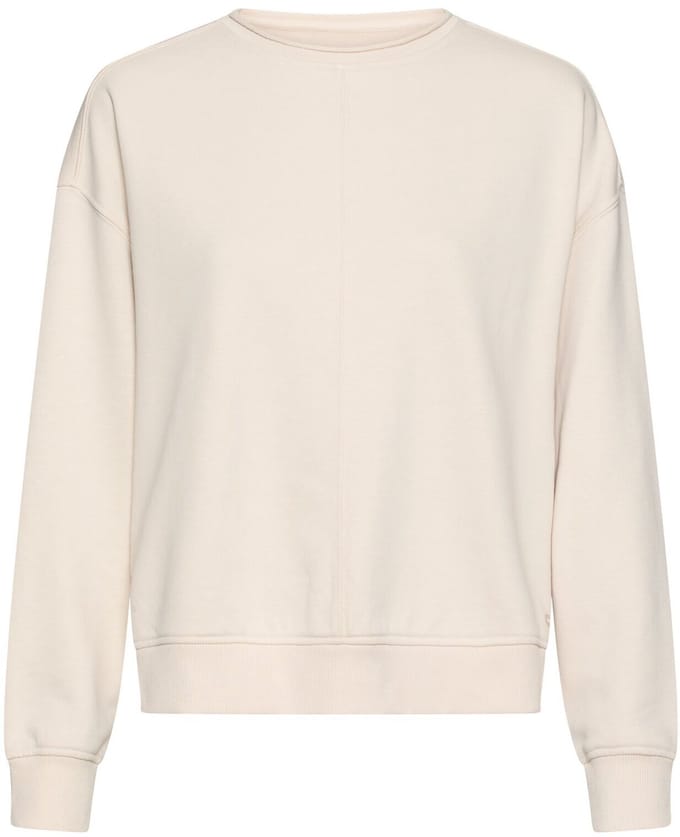 camel active Sweatshirt van katoenmix - Maat womenswear-L - Haver