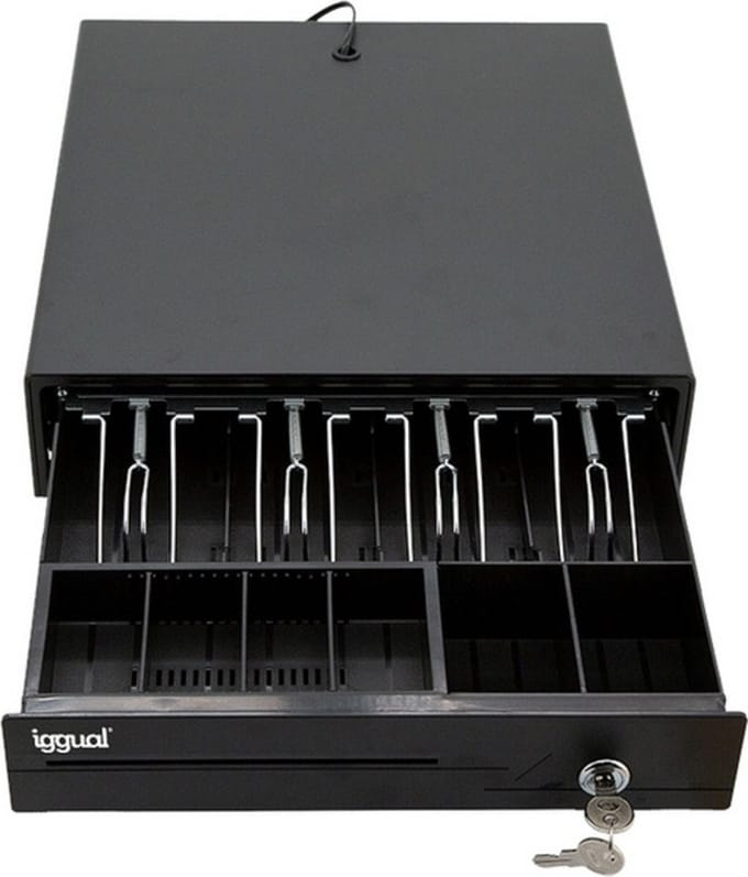 Kassa lade iggual IRON-10 Zwart