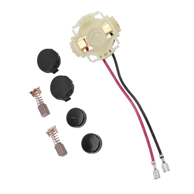 Kit Porte-Balais en Carbone 2 Balais en Carbone 1 Porte-Balais 2 Bouchons 2 Couvercles de Bouchons Set pour BGA450 BGA452 DGA452