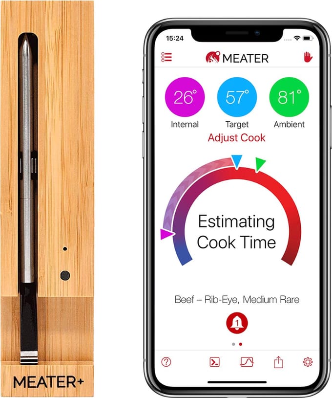 Meater Plus Draadloze Thermometer - Vleesthermometer - Keukenthermometer