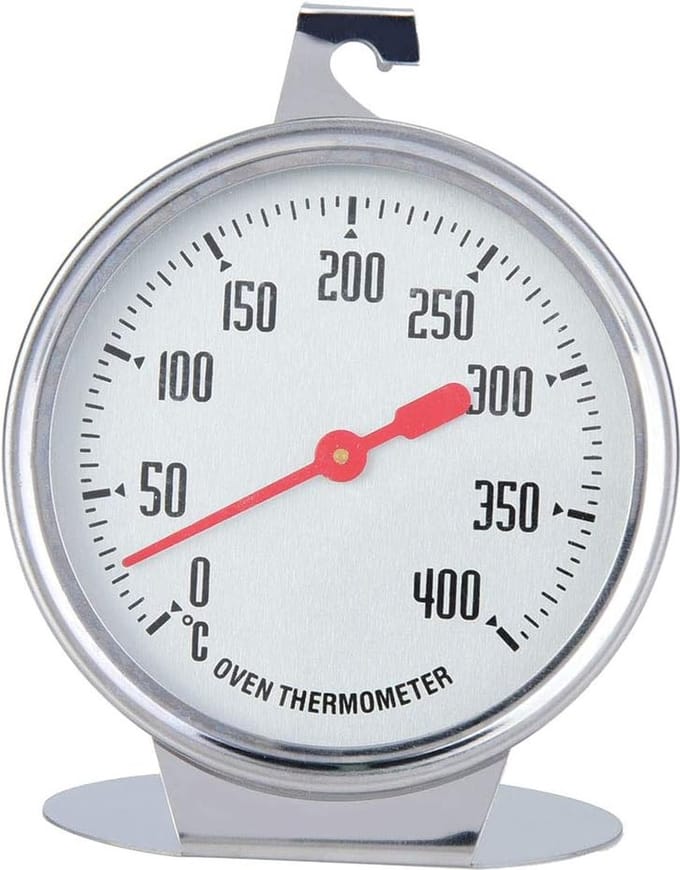 Airfryer - airfryer thermometer - oventhermometer - bakoventhermometer - verticale selectie oventhermometer - Fahrenheit - Celsius