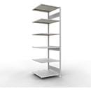 SCHULTE Lagertechnik - Insteekbevestiging met lengtebout - 2500x750x800 mm, type 150 kg