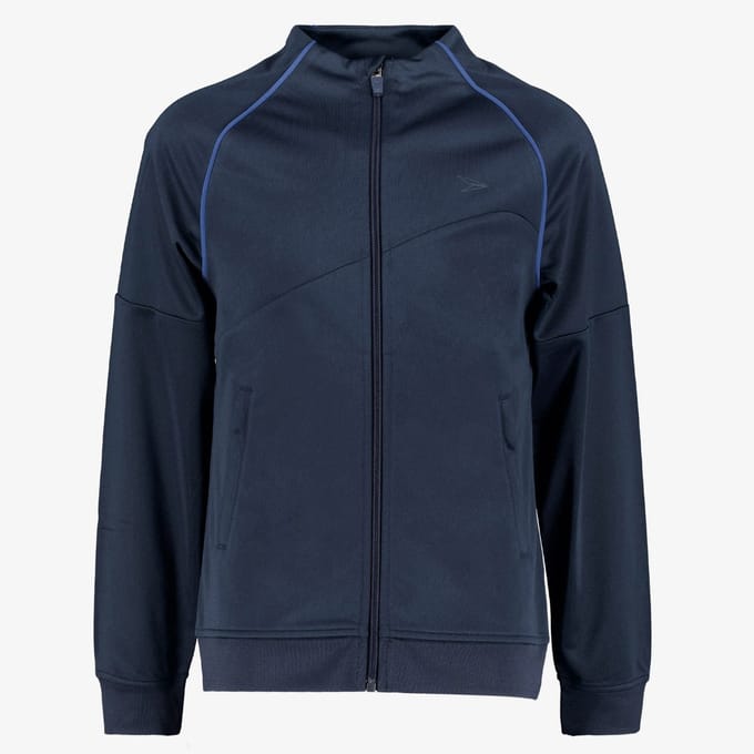 Dutchy kinder trainingsjas donkerblauw - Maat 128