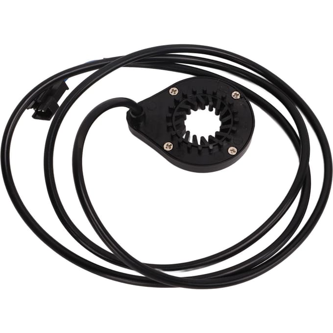 Elektrische Fiets Fiets Vermogen Trapondersteuning Sensor Dubbele Hall Geïntegreerd 12 Magnetische Vermogensondersteuning black
