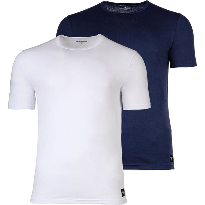 Emporio Armani T-shirt ESSENTIAL LOGOLABEL Set van 2