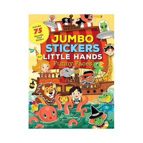 Jumbo Stickers For Little Hands: Funny Faces - Jomike Tejido