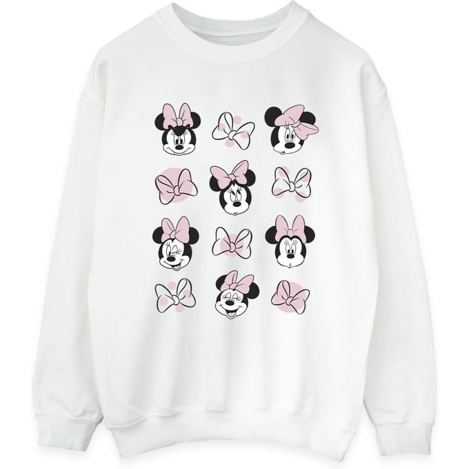 Disney Dames/Dames Minnie Mouse Multiple Sweatshirt (Wit)
