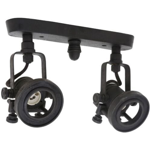 KS Verlichting Prescott Double Spot black