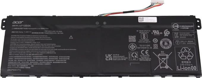 Acer AP19B5K Batterij - 41Wh - 11,55 V (AP19B5K)