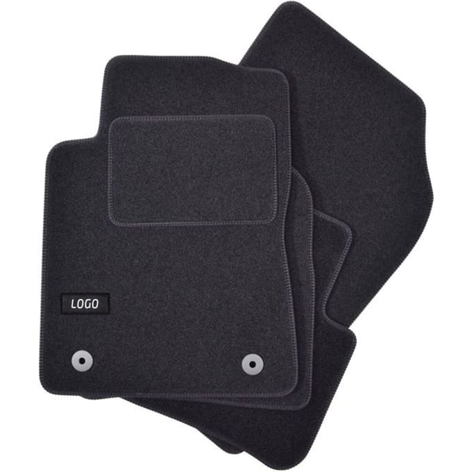 J&amp;J Automotive | Tapis de Sol Noir Velours Compatible Avec Mitsubishi Eclipse1995-1999 4pcs