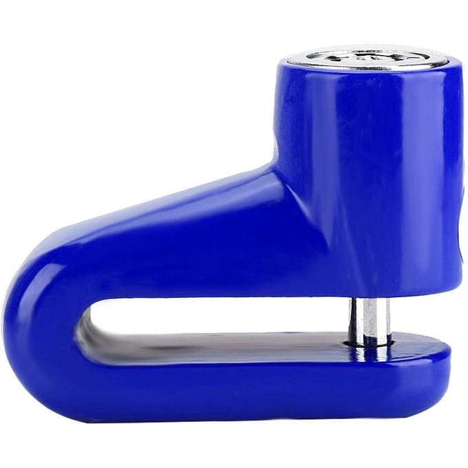 Veiligheidsscooter Motorfiets Fiets Diefstalbestendig Zwaar Uitgevoerd Fietsrem Wieldisk Rotor Slot blauw