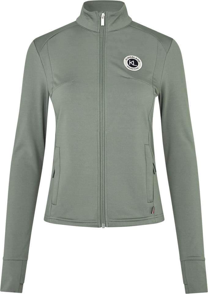 Kingsland Vest micro fleece KLLucy Green Agave - S
