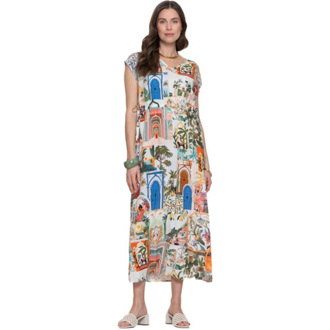 Geisha maxi jurk 67399-20 maat M