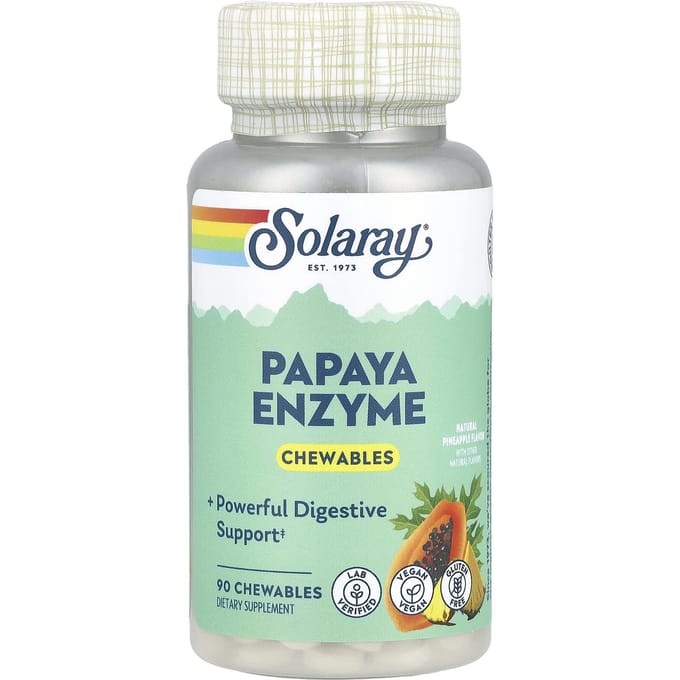 Papaya-enzym, Natuurlijke Ananas, Kauwtabletten 90 tabletten