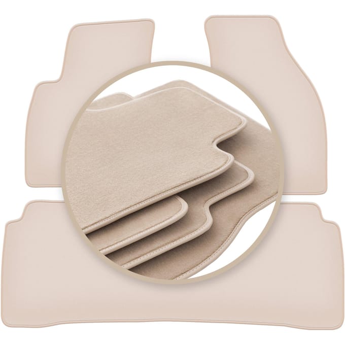 PREMIUM beige vloermatten voor: Hyundai SantaFe I SUV 2000-2006