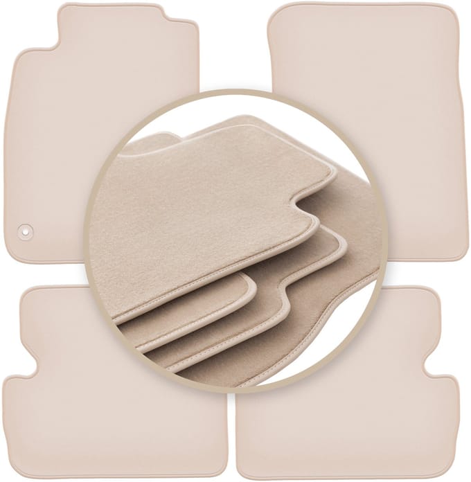 PREMIUM beige vloermatten voor: Lexus IS II sedan 2005-2013