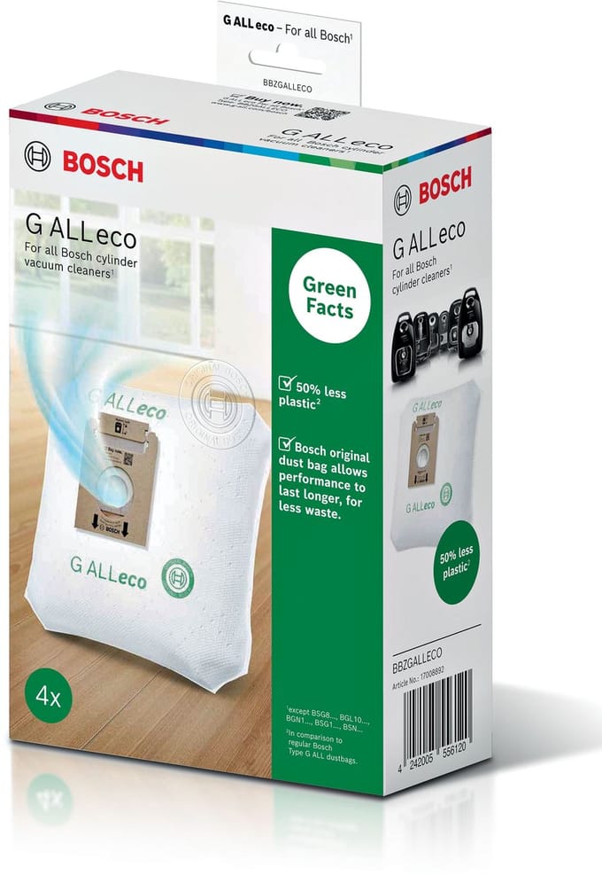 Stofzuigerzak Type G ALL ECO 4 stuks