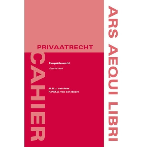 Enquêterecht - Ars Aequi Cahiers - Privaatrecht - Marjolein van Rest