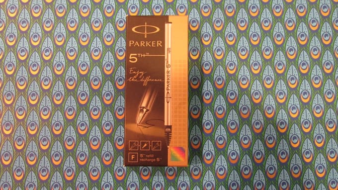 PARKER Nachfüllmine 5TH (Schachtelware) F zwart