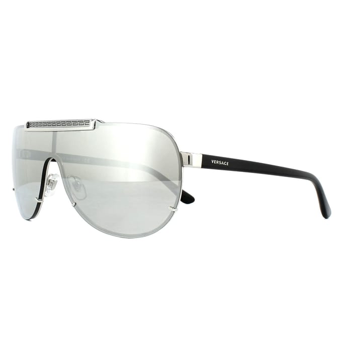 Versace Zonnebril VE2140 10006G Zilver Light Grijs Zilver Mirror