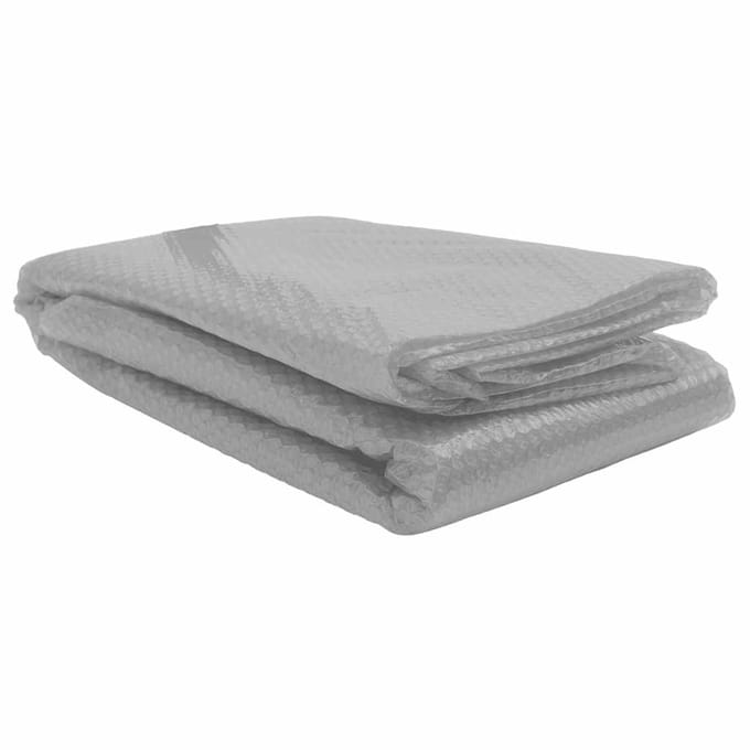 vidaXL - Zwembadfolie - solar - drijvend - 450x220 - cm - PE - grijs