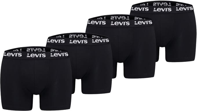 Pack of 4 men's Levis REPEAT LOGO BOXER boxer shorts underwear pants