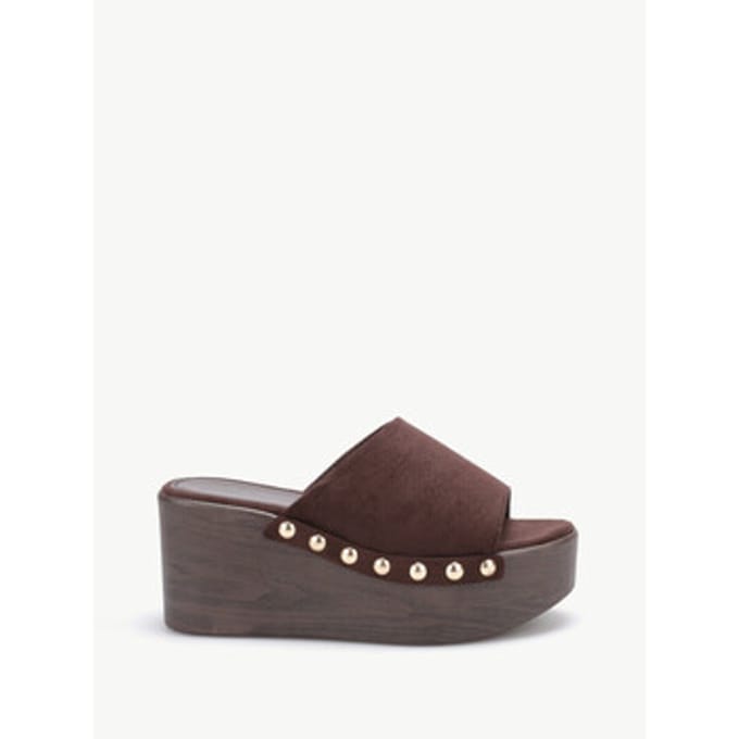 Sandalen met sleehak La Modeuse 78876_P187831