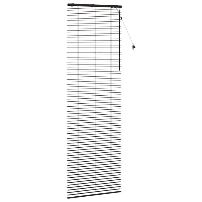 vidaXL - Venetiaanse - jaloezie - Donkerbruin - 85 - x - 250 - cm - 35 - mm