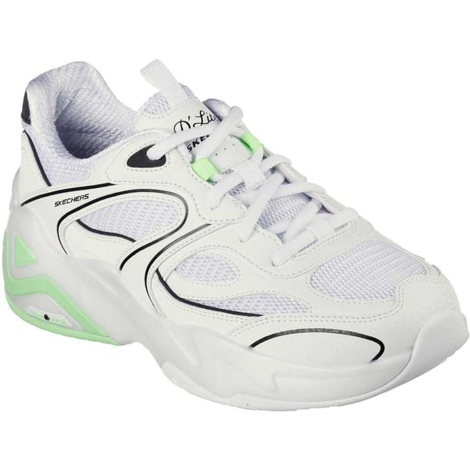 Skechers Dames/Dames D´Lux Slip-on Trainers (Wit/Kalk)