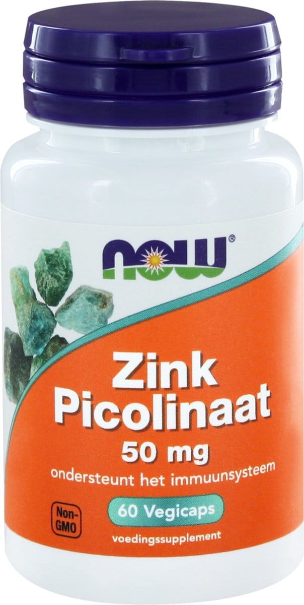 Now Foods - Zink Picolinaat 50 mg - 60 Vegicaps