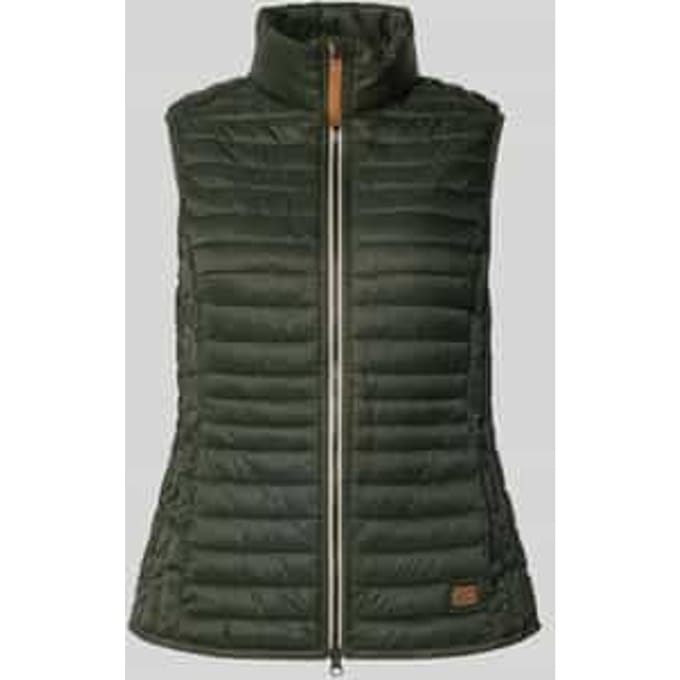 camel active Gewatteerd vest gemaakt van gerecycled polyamide - Maat - Donkergroenwomenswear-38