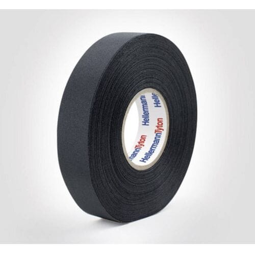HellermannTyton HTAPE-PROTECT250-PET-BK 712-10003 Textieltape (l x b) 25 m x 19 mm 1 stuk(s)