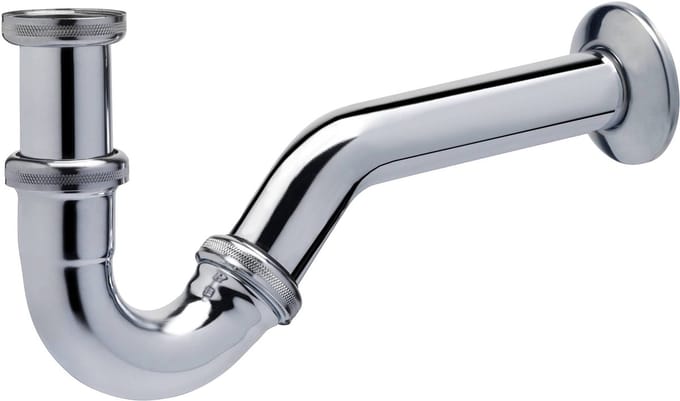 Sifon model 5535 voor bidet, 1 1/4", NW 32 mm, chroom