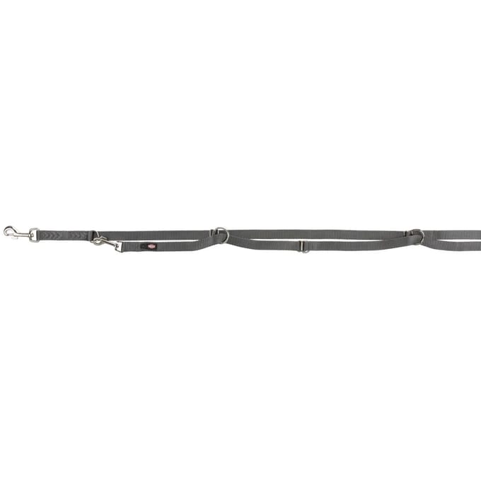 Trixie Premium verstelbare riem XS-S: 2,00 m/15 mm grafiet