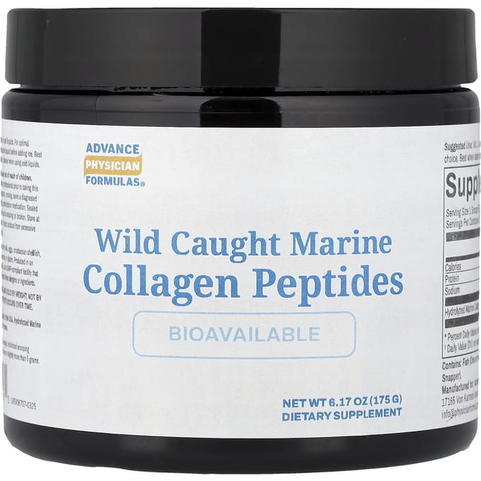 Advance Physician Formulas, Wild Marine Collagen Peptides, 175 g (6,17 oz)