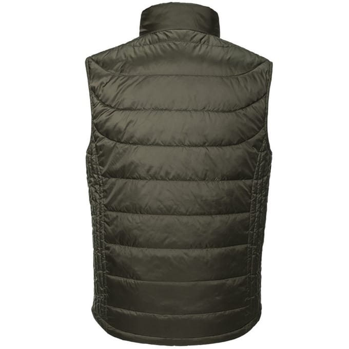 Russell Heren Nano Gewatteerde Bodywarmer (Donkere Olijf)